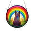 Cairn Terrier Rainbow Bridge Stained Glass Effect Suncatcher